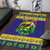 Personalized Brazil Christmas Area Rug Toco Toucan with Brazil Flag - Wonder Print Shop