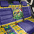 Personalized Brazil Christmas Back Car Seat Cover Toco Toucan with Brazil Flag - Wonder Print Shop