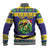 Personalized Brazil Christmas Baseball Jacket Toco Toucan with Brazil Flag - Wonder Print Shop