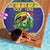 Personalized Brazil Christmas Beach Blanket Toco Toucan with Brazil Flag - Wonder Print Shop