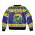 Personalized Brazil Christmas Bomber Jacket Toco Toucan with Brazil Flag - Wonder Print Shop