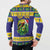 Personalized Brazil Christmas Button Sweatshirt Toco Toucan with Brazil Flag - Wonder Print Shop