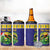 Personalized Brazil Christmas 4 in 1 Can Cooler Tumbler Toco Toucan with Brazil Flag - Wonder Print Shop