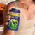 Personalized Brazil Christmas 4 in 1 Can Cooler Tumbler Toco Toucan with Brazil Flag - Wonder Print Shop