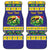 Personalized Brazil Christmas Car Mats Toco Toucan with Brazil Flag - Wonder Print Shop