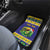 Personalized Brazil Christmas Car Mats Toco Toucan with Brazil Flag - Wonder Print Shop