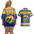 Personalized Brazil Christmas Couples Matching Off Shoulder Short Dress and Hawaiian Shirt Toco Toucan with Brazil Flag - Wonder Print Shop