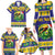 Personalized Brazil Christmas Family Matching Long Sleeve Bodycon Dress and Hawaiian Shirt Toco Toucan with Brazil Flag - Wonder Print Shop
