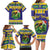Personalized Brazil Christmas Family Matching Long Sleeve Bodycon Dress and Hawaiian Shirt Toco Toucan with Brazil Flag - Wonder Print Shop