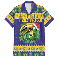 Personalized Brazil Christmas Family Matching Long Sleeve Bodycon Dress and Hawaiian Shirt Toco Toucan with Brazil Flag - Wonder Print Shop