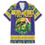 Personalized Brazil Christmas Family Matching Long Sleeve Bodycon Dress and Hawaiian Shirt Toco Toucan with Brazil Flag - Wonder Print Shop