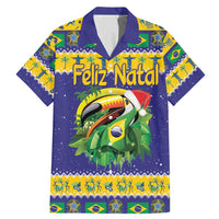 Personalized Brazil Christmas Family Matching Mermaid Dress and Hawaiian Shirt Toco Toucan with Brazil Flag - Wonder Print Shop