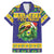 Personalized Brazil Christmas Family Matching Mermaid Dress and Hawaiian Shirt Toco Toucan with Brazil Flag - Wonder Print Shop
