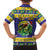 Personalized Brazil Christmas Family Matching Off The Shoulder Long Sleeve Dress and Hawaiian Shirt Toco Toucan with Brazil Flag - Wonder Print Shop