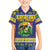 Personalized Brazil Christmas Family Matching Off The Shoulder Long Sleeve Dress and Hawaiian Shirt Toco Toucan with Brazil Flag - Wonder Print Shop