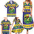 Personalized Brazil Christmas Family Matching Summer Maxi Dress and Hawaiian Shirt Toco Toucan with Brazil Flag - Wonder Print Shop