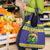 Personalized Brazil Christmas Grocery Bag Toco Toucan with Brazil Flag