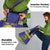 Personalized Brazil Christmas Grocery Bag Toco Toucan with Brazil Flag
