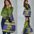 Personalized Brazil Christmas Grocery Bag Toco Toucan with Brazil Flag