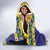 Personalized Brazil Christmas Hooded Blanket Toco Toucan with Brazil Flag