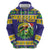 Personalized Brazil Christmas Hoodie Toco Toucan with Brazil Flag - Wonder Print Shop