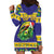 Personalized Brazil Christmas Hoodie Dress Toco Toucan with Brazil Flag - Wonder Print Shop