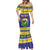 Personalized Brazil Christmas Mermaid Dress Toco Toucan with Brazil Flag - Wonder Print Shop
