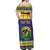 Personalized Brazil Christmas Off Shoulder Maxi Dress Toco Toucan with Brazil Flag - Wonder Print Shop