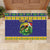 Personalized Brazil Christmas Rubber Doormat Toco Toucan with Brazil Flag - Wonder Print Shop