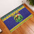 Personalized Brazil Christmas Rubber Doormat Toco Toucan with Brazil Flag - Wonder Print Shop