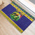 Personalized Brazil Christmas Rubber Doormat Toco Toucan with Brazil Flag - Wonder Print Shop