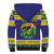 Personalized Brazil Christmas Sherpa Hoodie Toco Toucan with Brazil Flag - Wonder Print Shop