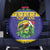 Personalized Brazil Christmas Spare Tire Cover Toco Toucan with Brazil Flag - Wonder Print Shop
