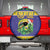 Personalized Brazil Christmas Spare Tire Cover Toco Toucan with Brazil Flag - Wonder Print Shop