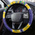Brazil Christmas Steering Wheel Cover Toco Toucan with Brazil Flag - Wonder Print Shop