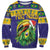 Personalized Brazil Christmas Sweatshirt Toco Toucan with Brazil Flag - Wonder Print Shop