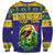 Personalized Brazil Christmas Sweatshirt Toco Toucan with Brazil Flag - Wonder Print Shop