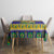 Personalized Brazil Christmas Tablecloth Toco Toucan with Brazil Flag - Wonder Print Shop