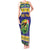 Personalized Brazil Christmas Tank Maxi Dress Toco Toucan with Brazil Flag - Wonder Print Shop