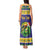 Personalized Brazil Christmas Tank Maxi Dress Toco Toucan with Brazil Flag - Wonder Print Shop