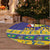 Personalized Brazil Christmas Tree Skirt Toco Toucan with Brazil Flag - Wonder Print Shop