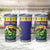 Personalized Brazil Christmas Tumbler Cup Toco Toucan with Brazil Flag - Wonder Print Shop