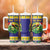 Personalized Brazil Christmas Tumbler With Handle Toco Toucan with Brazil Flag - Wonder Print Shop