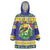 Personalized Brazil Christmas Wearable Blanket Hoodie Toco Toucan with Brazil Flag - Wonder Print Shop