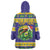 Personalized Brazil Christmas Wearable Blanket Hoodie Toco Toucan with Brazil Flag - Wonder Print Shop