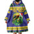 Personalized Brazil Christmas Wearable Blanket Hoodie Toco Toucan with Brazil Flag - Wonder Print Shop