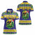 Personalized Brazil Christmas Women Polo Shirt Toco Toucan with Brazil Flag - Wonder Print Shop