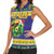 Personalized Brazil Christmas Women Sleeveless Polo Shirt Toco Toucan with Brazil Flag - Wonder Print Shop