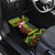 Jamaica Reggae Lion Christmas Car Mats Kente Pattern Meri Krismiss - Wonder Print Shop