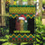 Jamaica Reggae Lion Christmas Garden Flag Kente Pattern Meri Krismiss - Wonder Print Shop